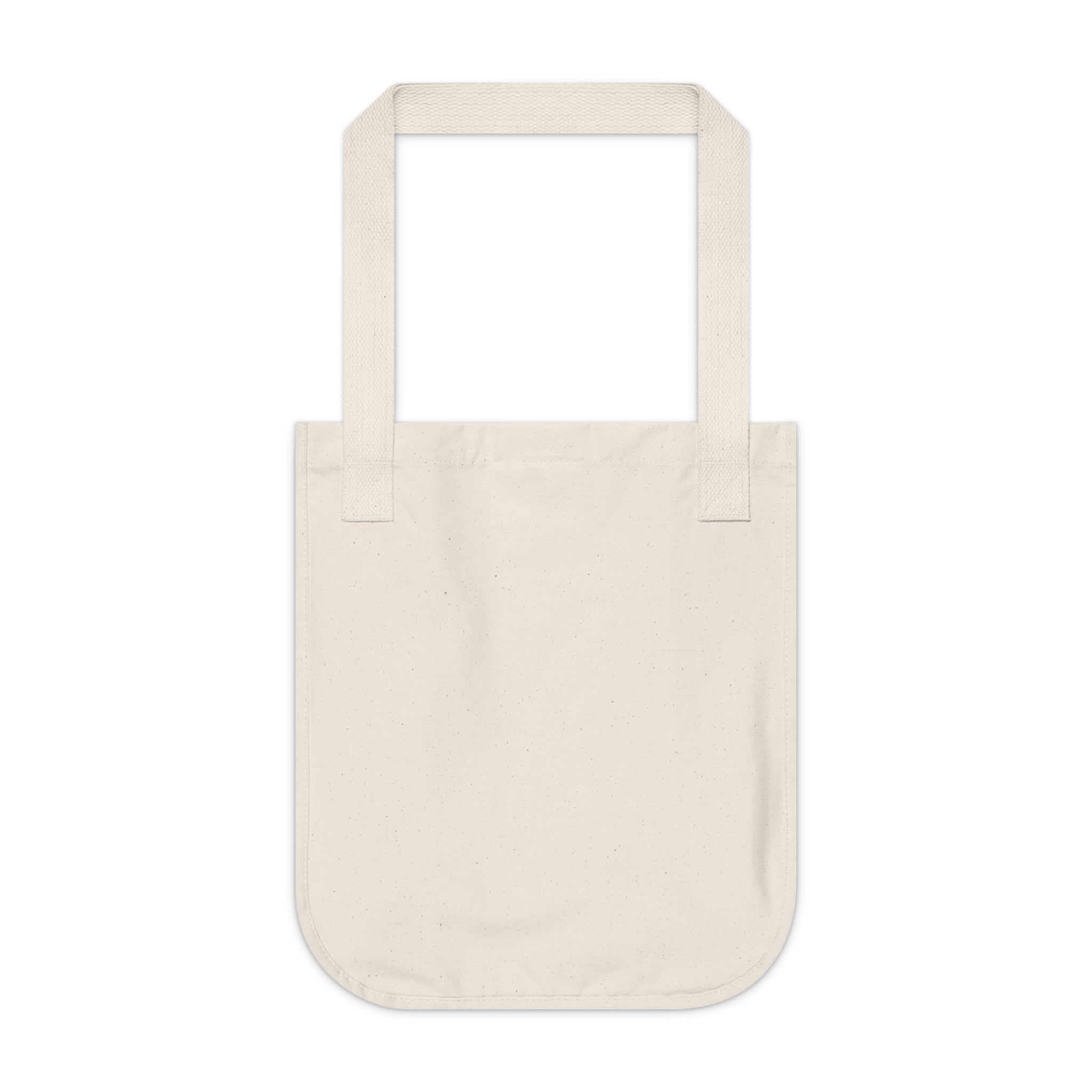 Swan Tote Bag — "Tied with a Bow" Organic Canvas Shopper