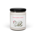 Swan Candle — “Tied With a Bow” 9oz Scented Soy Jar